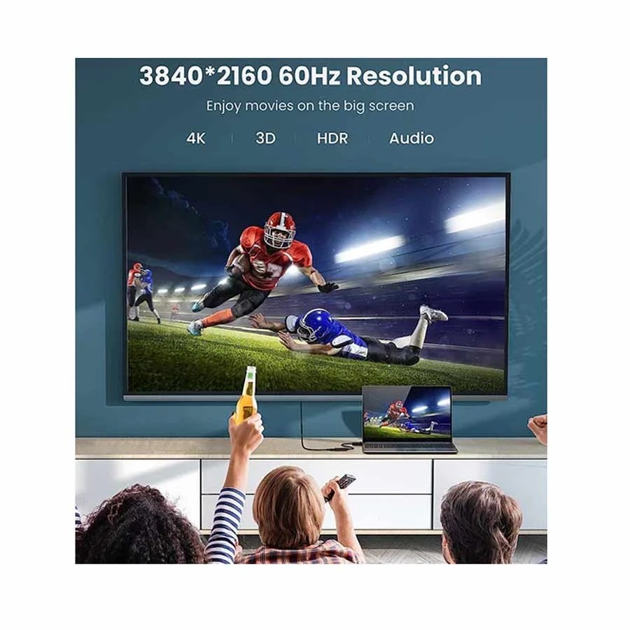 Ugreen MM137 (40362) DisplayPort Male to HDMI Female Converter