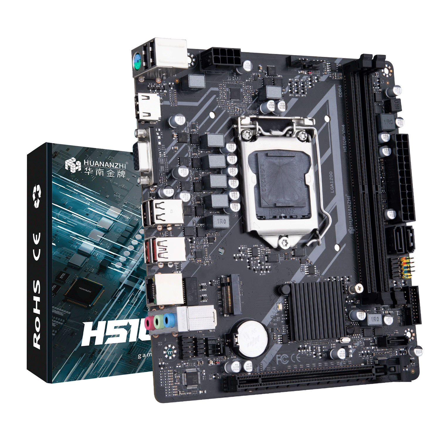 HUANANZHI H510M-VH4 DDR4 10th11th Gen M-ATX Motherboard (1)