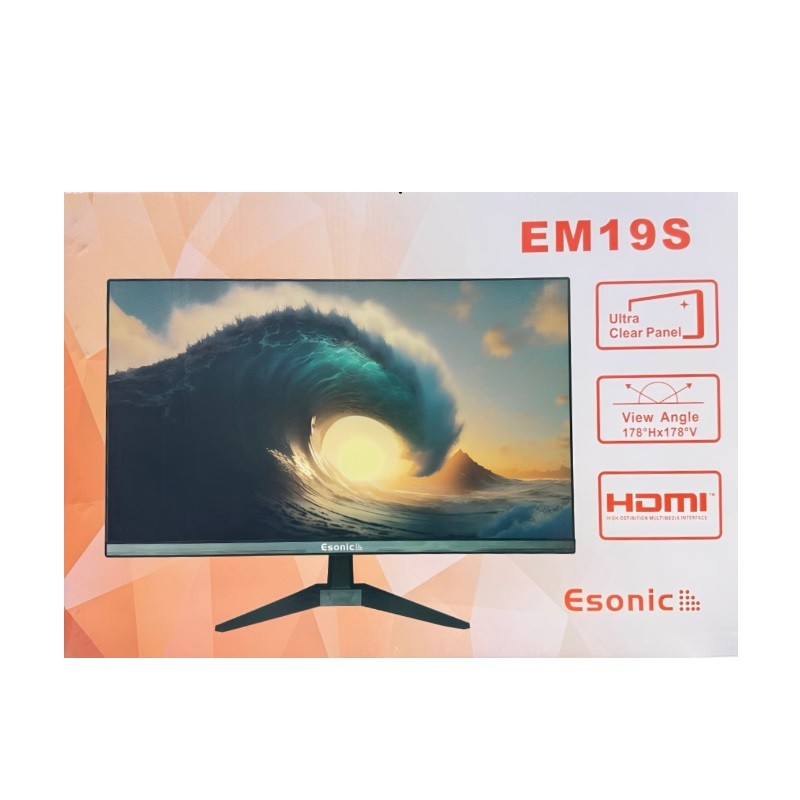 Esonic  EM19S (Black) 19-inch HD Display Monitor
