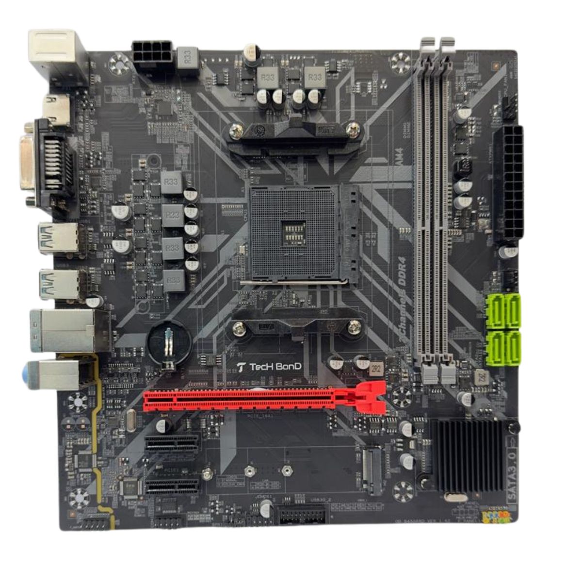 TecH BonD B450-PRO (Black) AM4 AMD Micro-ATX Motherboard