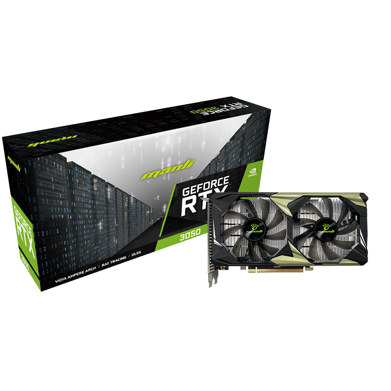 Manli GeForce RTX 3050 6GB Nebula Twin GDDR6 Graphics Card (7)