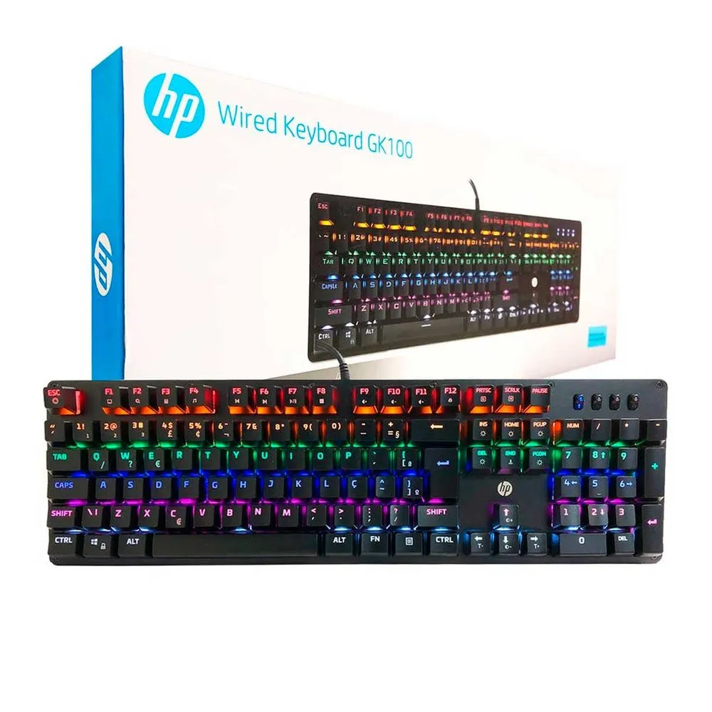 HP GK100F Mechanical RGB Blue Switch Gaming Keyboard (1)
