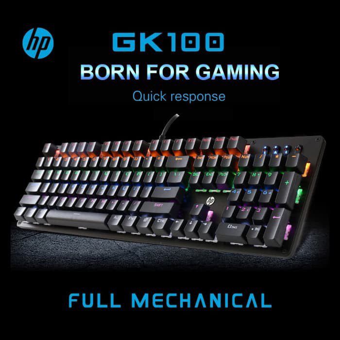 HP GK100F Mechanical RGB Blue Switch Gaming Keyboard (3)