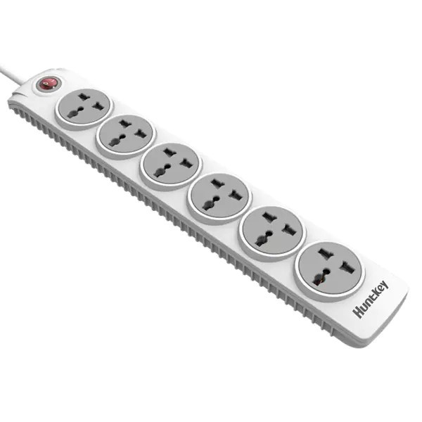 Huntkey SZN601 6port 3M Double break safety PowerStrip