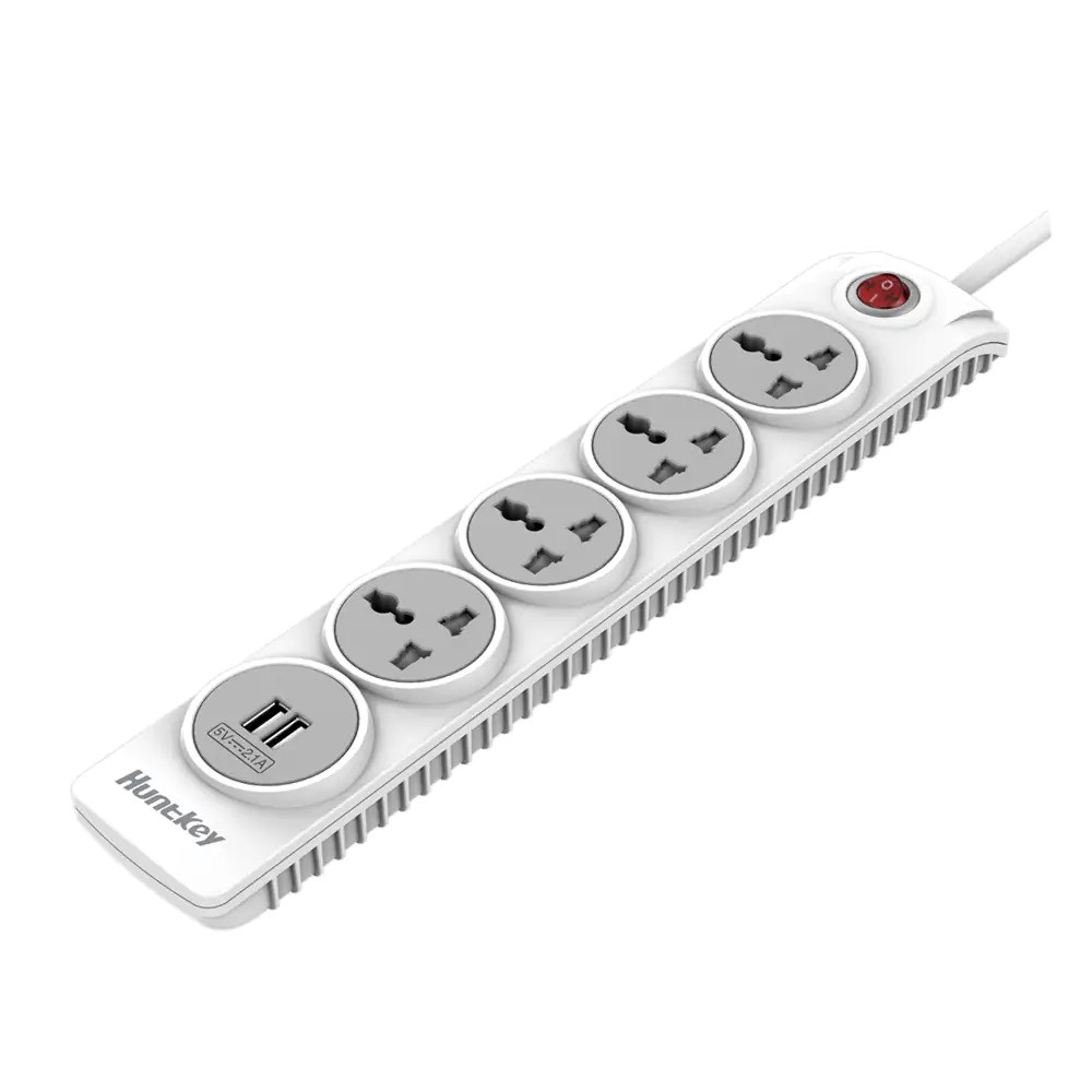 Huntkey SZN507 4port 2USB 3m 12W Double break safety PowerStrip