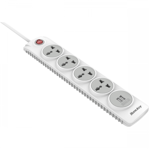 Huntkey-SZN507-4port 2USB-3m-12W-PowerStrip (2)