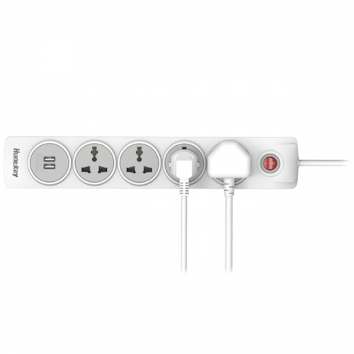 Huntkey-SZN507-4port 2USB-3m-12W-PowerStrip (3)