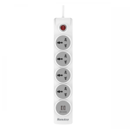 Huntkey-SZN507-4port 2USB-3m-12W-PowerStrip (1)