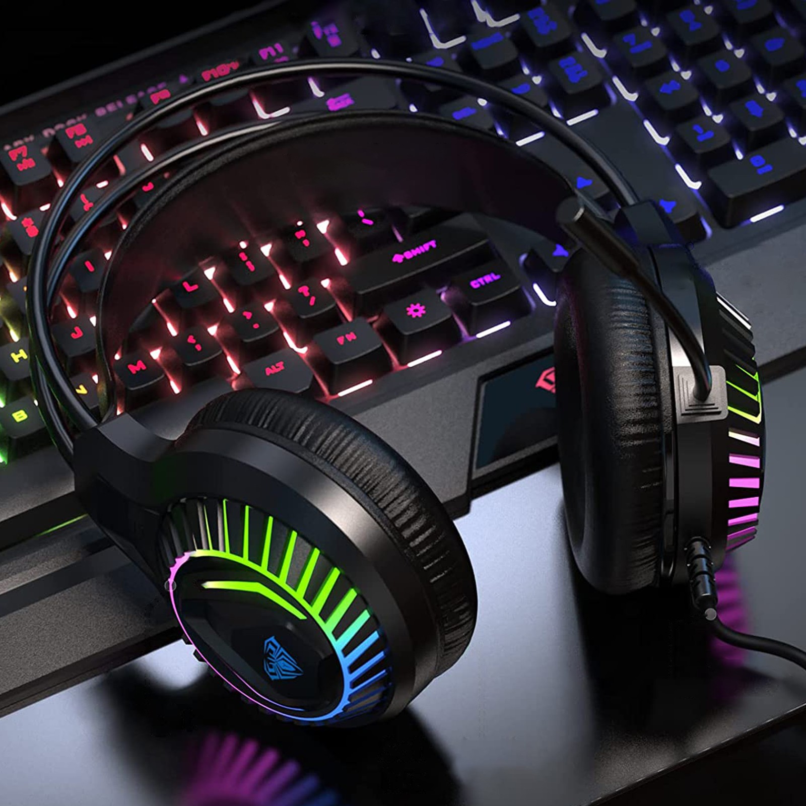 AULA T650 4 in 1 Keyboard Mouse Gaming Combo Pack