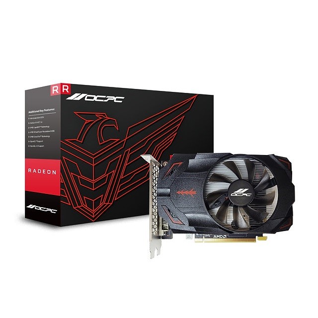 OCPC Radeon RX 550 G4SE GDDR5 4GB Graphics Card