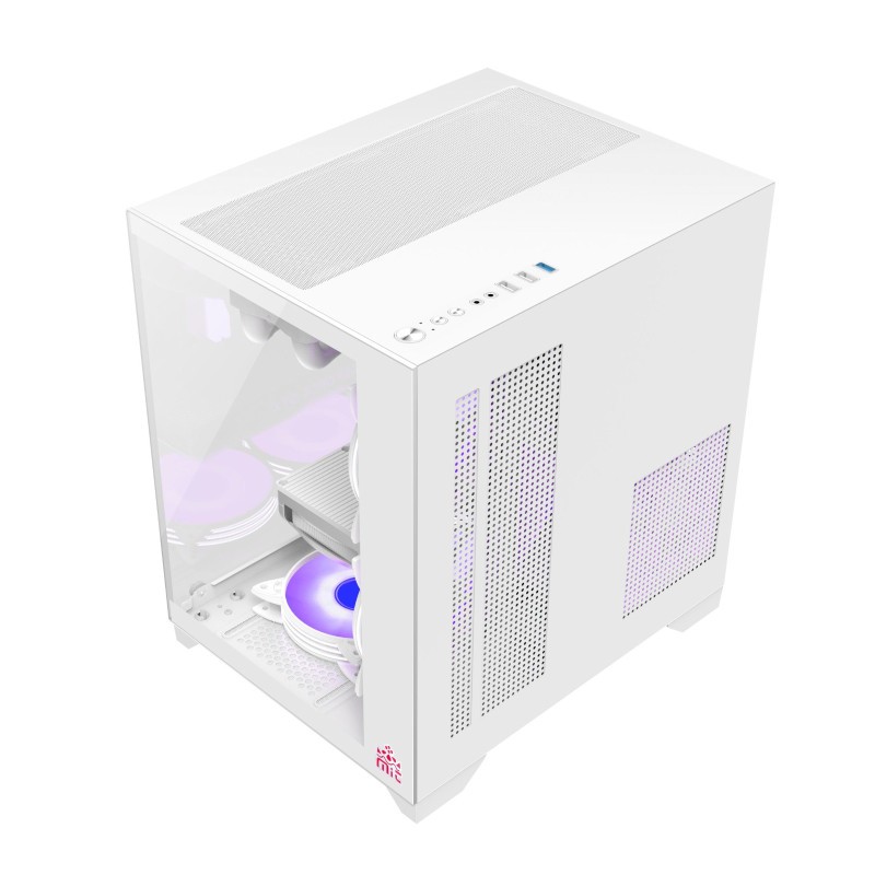 Monarch Mystery Box X5 White Desktop Gaming Casing