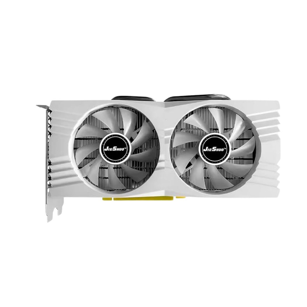 JieShuo AMD RX 580 8GB (White) RGB Dual Fans GDDR5 256bit Graphics Card