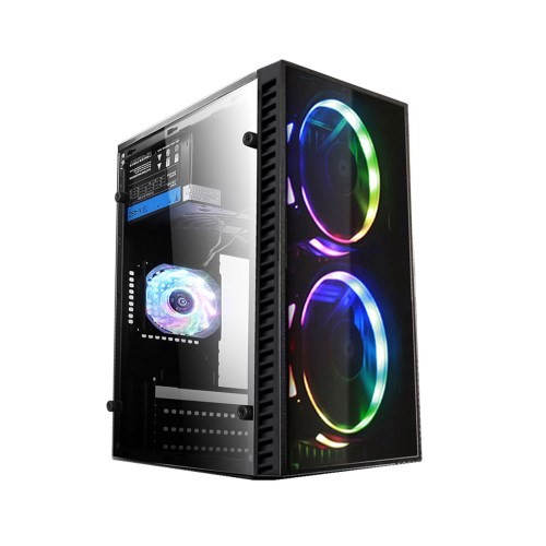 Safeway V165M Acrylic RGB Mini Tower Gaming Casing