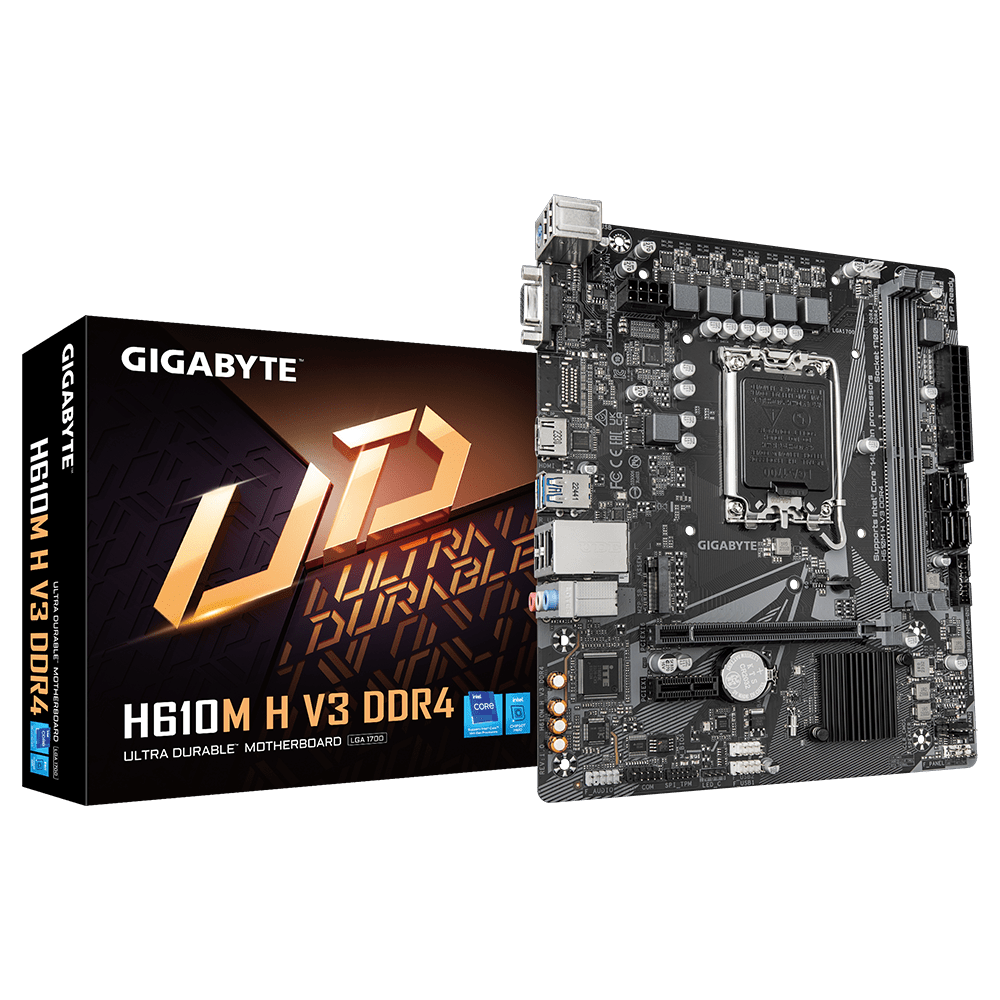 GIGABYTE H610M H V3 DDR4 12th13th14th gen Micro ATX Motherboard (1)