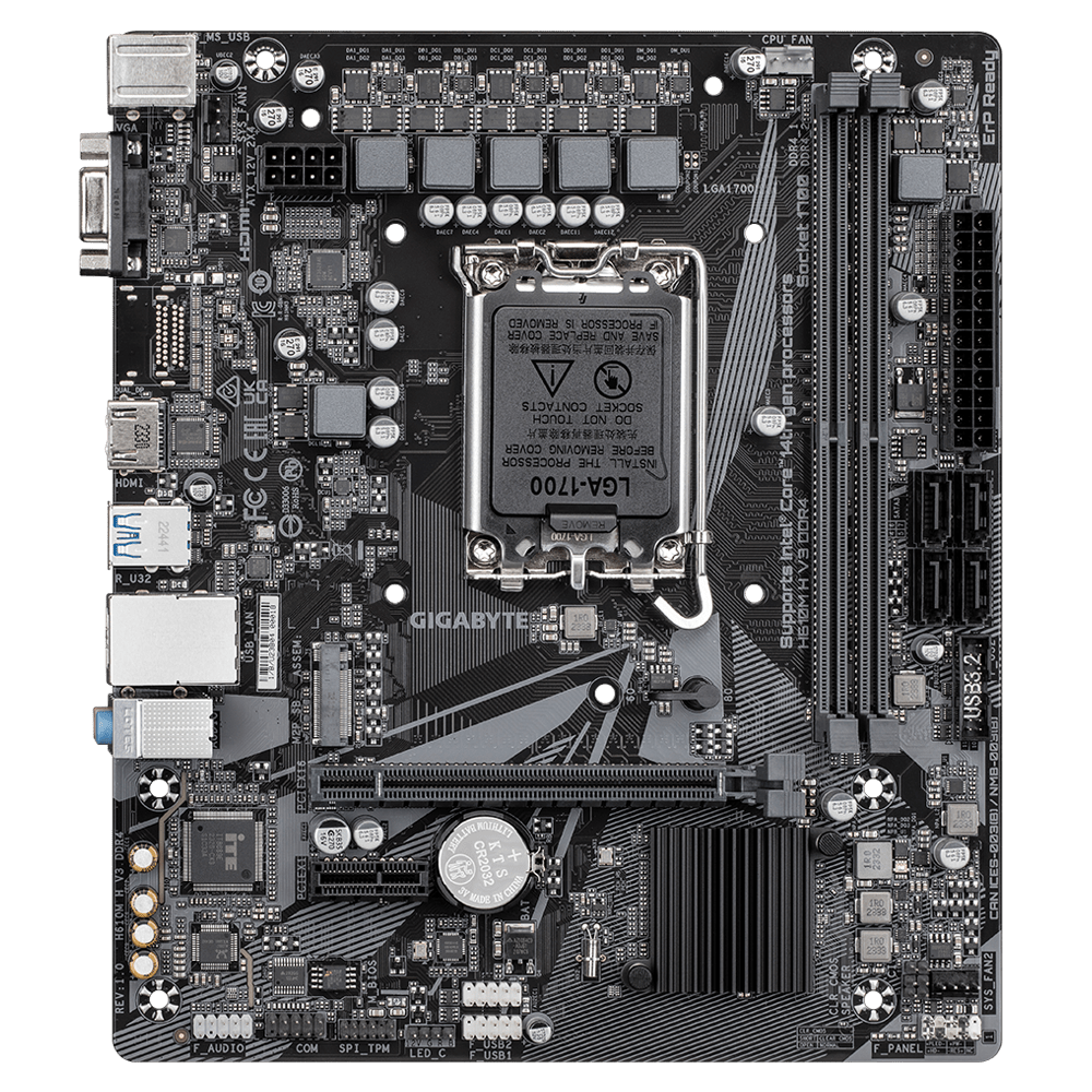 GIGABYTE H610M H V3 DDR4 12th13th14th gen Micro ATX Motherboard (5)