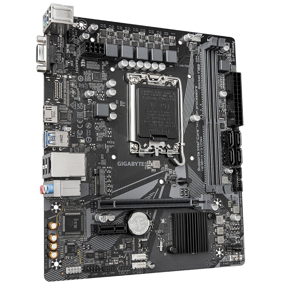 GIGABYTE H610M H V3 DDR4 12th13th14th gen Micro ATX Motherboard (4)