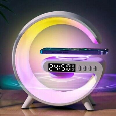 G63 Smart RGB Light Charger Table Lamp Alarm Clock Bluetooth Speaker