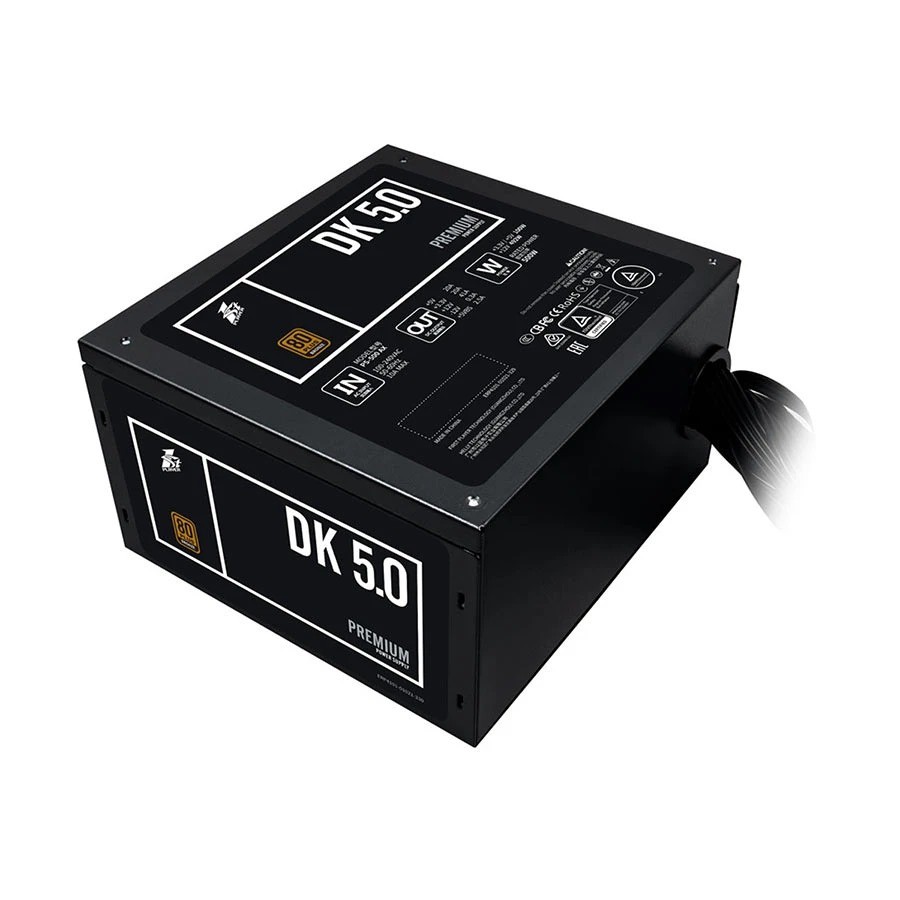 1STPLAYER DK PS-600AX 80 Plus Bronze 600W Non Modular Power Supply