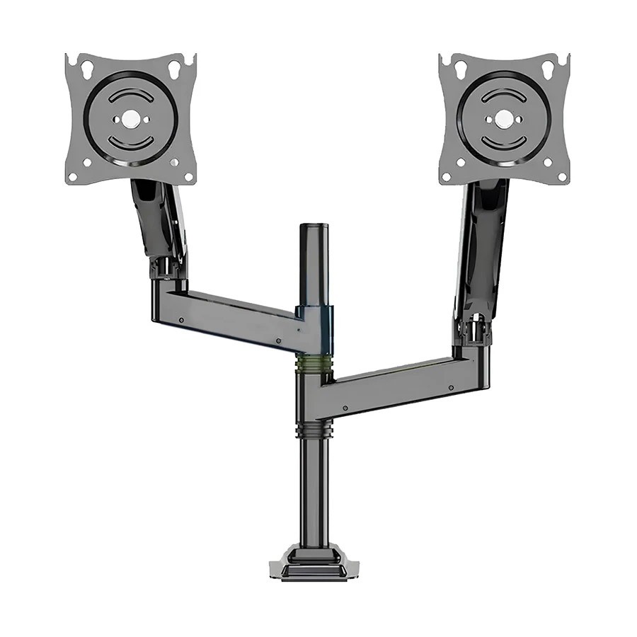 Kaloc KLC-DH200 Adjustable Double Desk Mount Stand Flexi Monitor Arm
