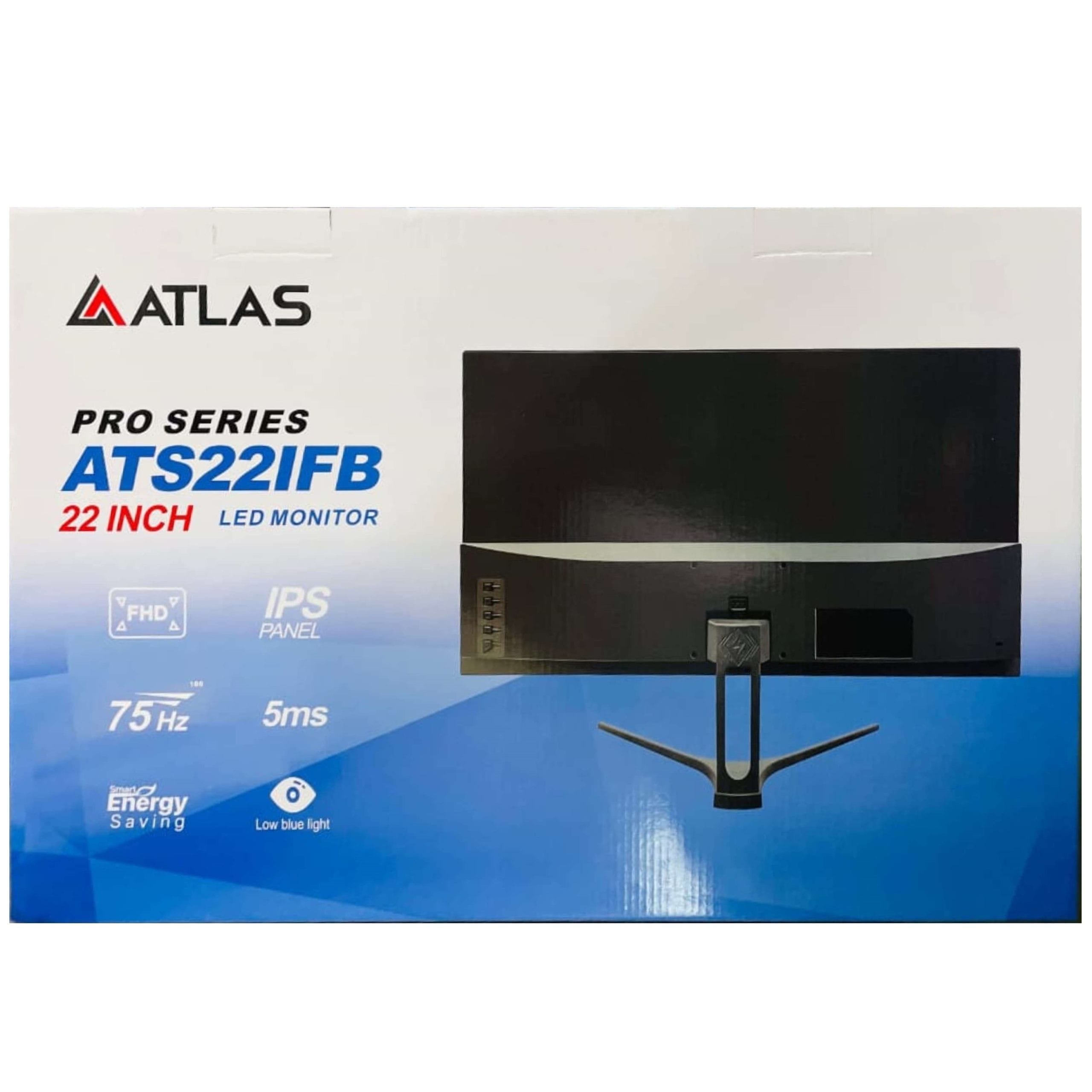 Atlas ATS22IFB 22-inch 75Hz FHD IPS Borderless (Black) Monitor