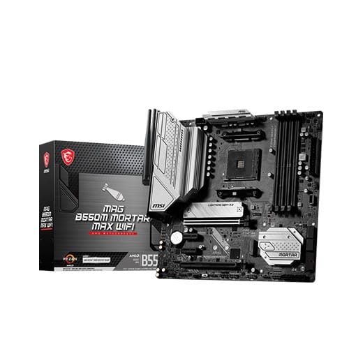 MSI MAG B550M MORTAR MAX Wi-Fi (6) DDR4 AMD Micro-ATX Motherboard