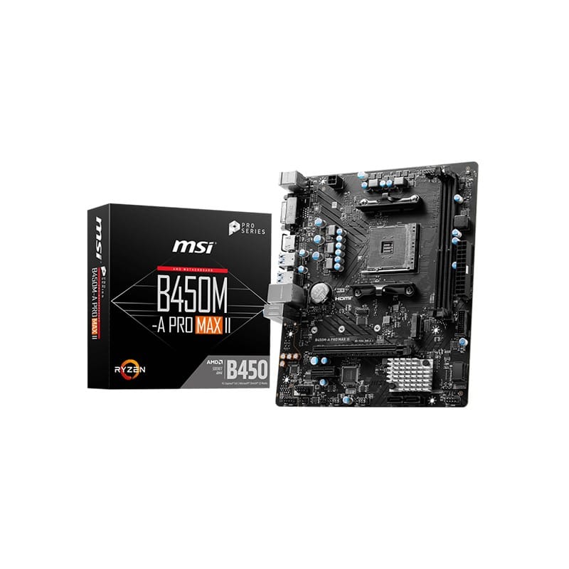 MSI B450M-A PRO MAX II DDR-4 AMD AM4 Motherboard