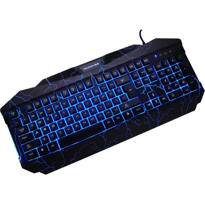 NEWMEN GL800 USB 3colors Lightning Gaming Keyboard