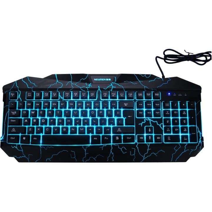 NEWMEN GL800 USB 3colors Lightning Gaming Keyboard