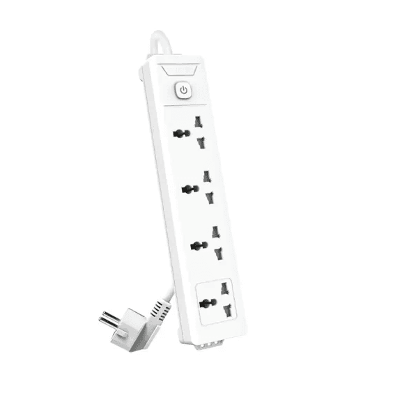 Deli ET404 Universal Hole Extension Cord 2 Pin 4 Port 5 Meter Power Strip (1)