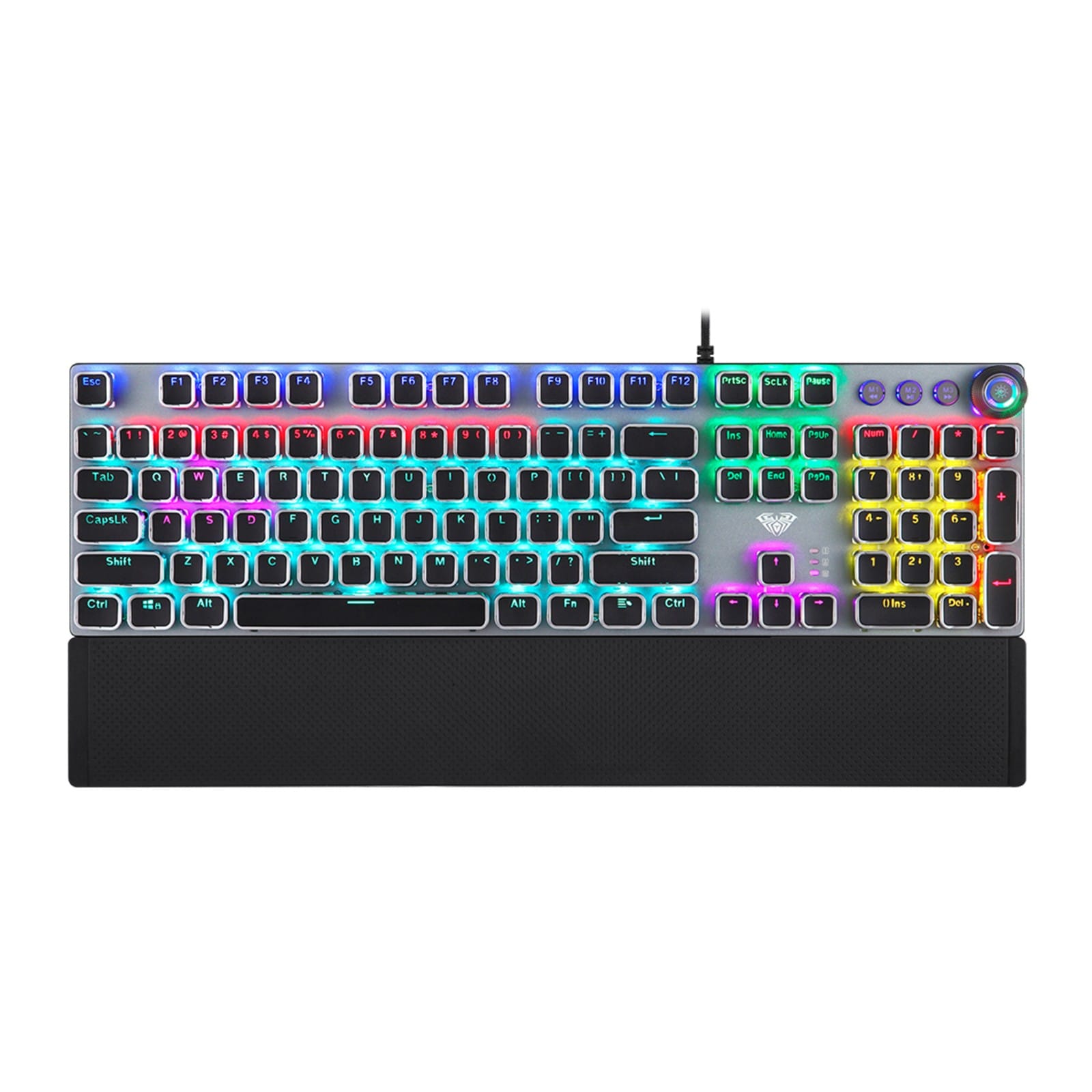 AULA F2088 (Black) Mechanical Multi-Functional Gaming Keyboard