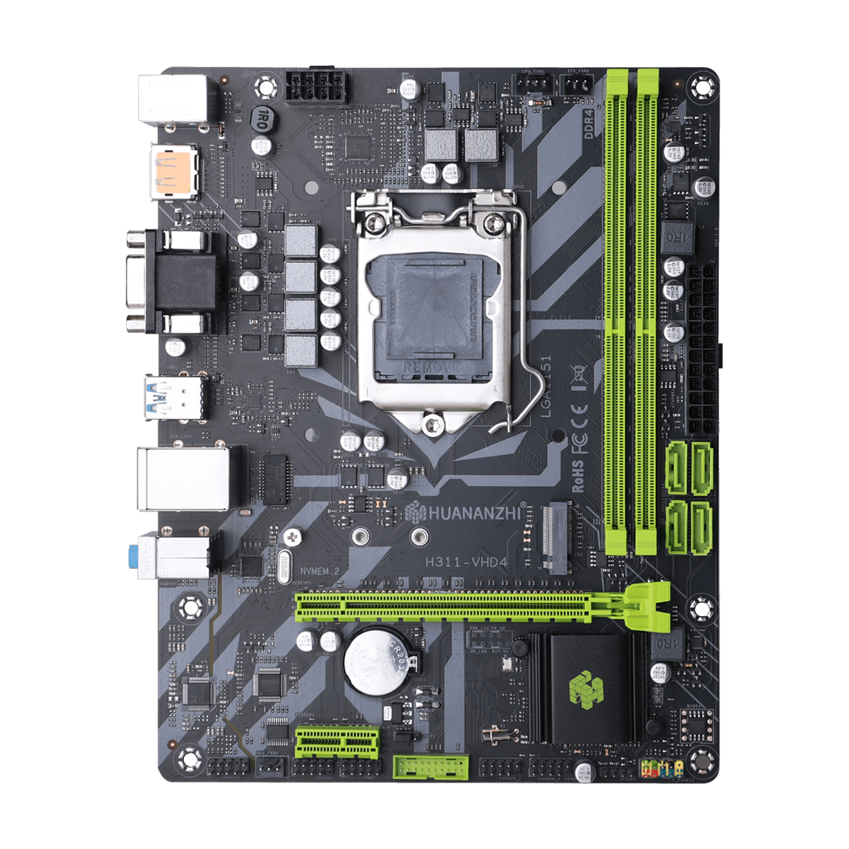 Huananzhi H311-VHD4 Intel 6th7th8th9th Gen M-ATX Motherboard (4)