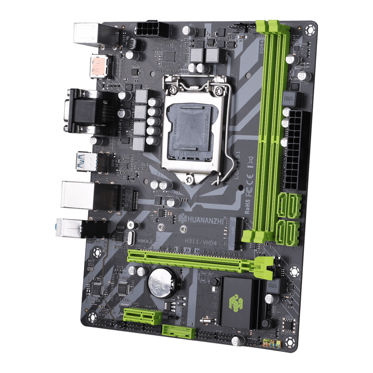 Huananzhi H311-VHD4 Intel 6th7th8th9th Gen M-ATX Motherboard (1)