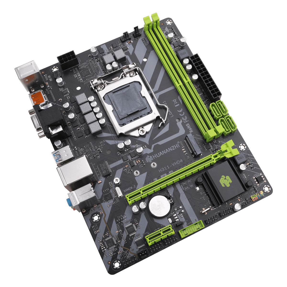 Huananzhi H311-VHD4 Intel 6th7th8th9th Gen M-ATX Motherboard (3)