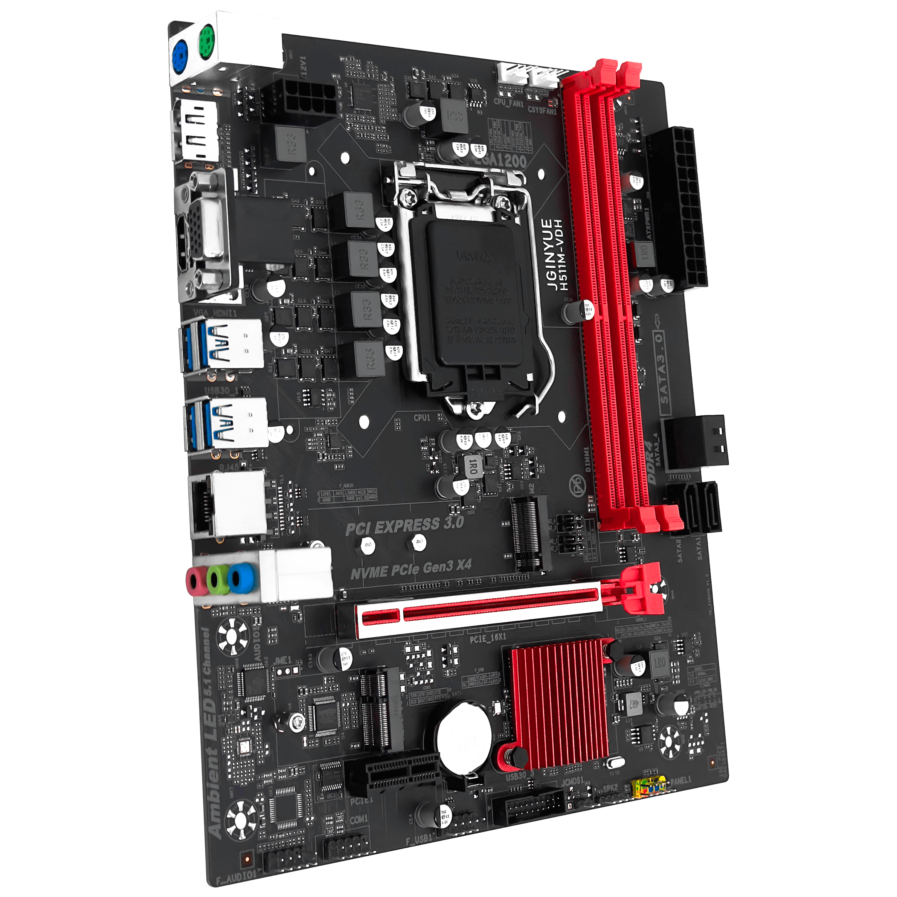 JGINYUE H511M-VDH DDR-4 Intel 10th11th Gen M-ATX Motherboard (2)
