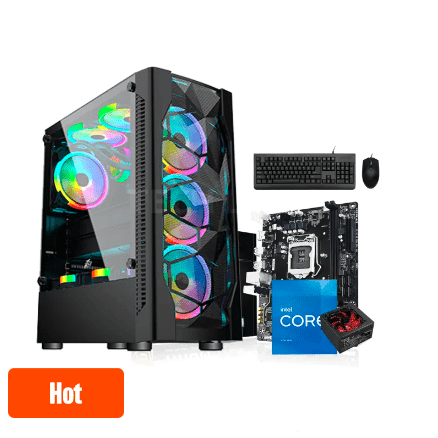 Intel Core i5-6500 6th Gen, DDR-4 8GB RAM, 256GB NVMe SSD, Brnd New Gming PC (1)