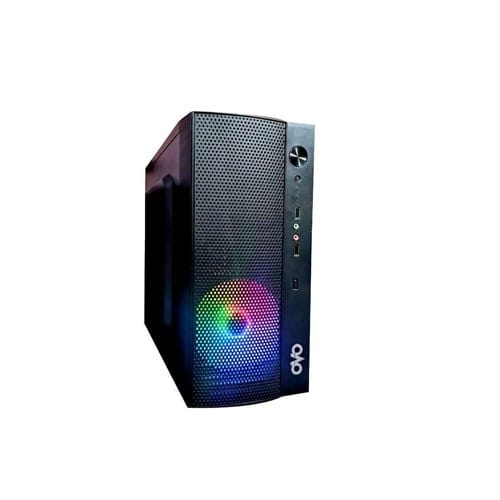 OVO J607 (Black) RGB MATX Gaming Casing