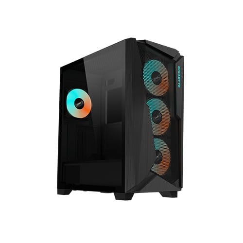 GIGABYTE C301 Glass (Black) Mid Tower ATX Gaming Casing
