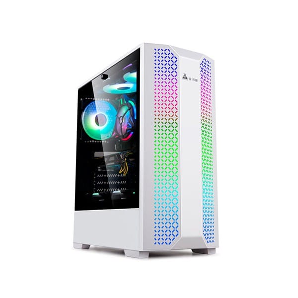 Golden Field 7689B (White) Mid Tower ATX Gaming Casing