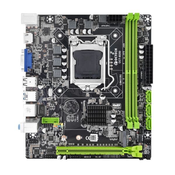 OCTECH OCT-B250 DDR4 intel 6th-9th Gen NVMe Support mATX Motherboard