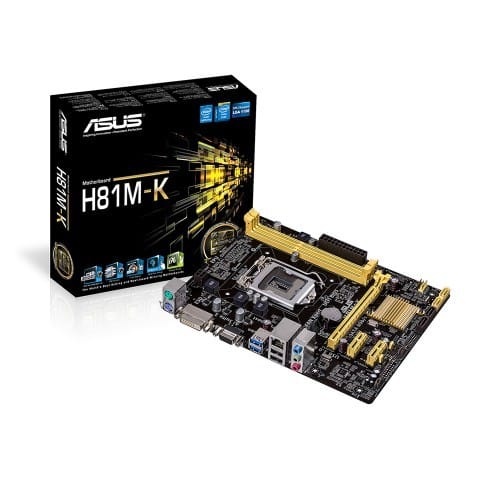 ASUS H81M-K DDR-3 Intel 4th Gen mATX Motherboard