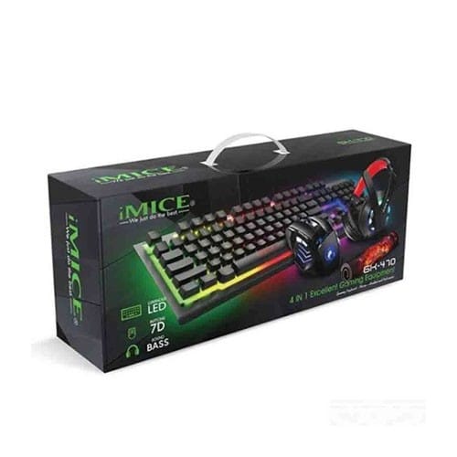 iMICE GK-470 4 in 1 Gaming Combo Pack