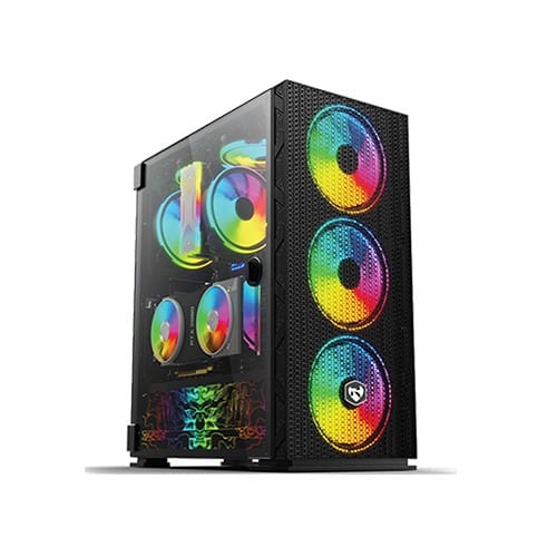 Revenger X8 Mesh Black RGB Mid-Tower ATX Gaming Casing