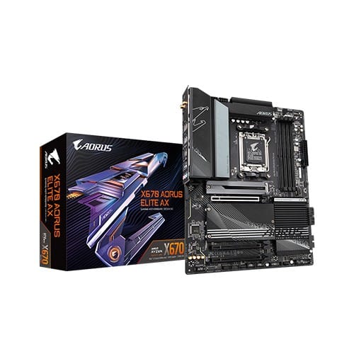 Gigabyte X670 AORUS ELITE AX (Wi-Fi 6E) DDR5 AMD Motherboard