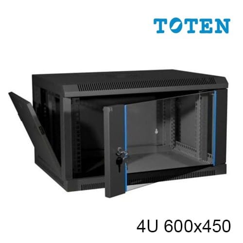 Toten 4U 600×450 Wall Mounted Close Rack