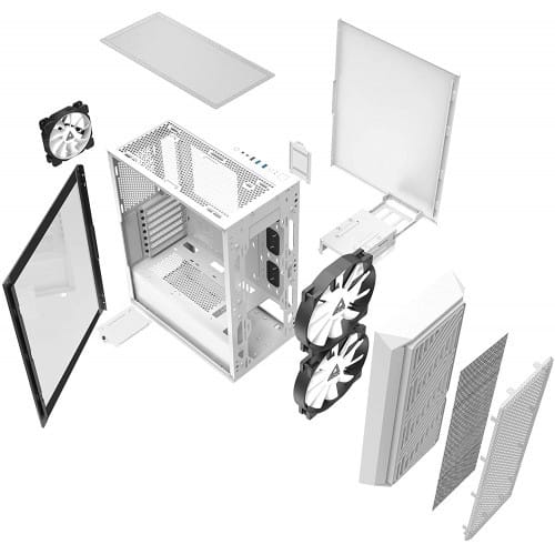 Montech AIR X White ATX ARGB Gaming Casing
