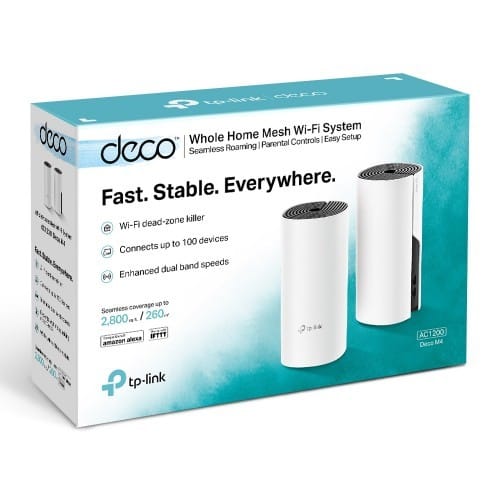 TP-Link Deco M4 (2 Pack) AC1200 Mesh Router