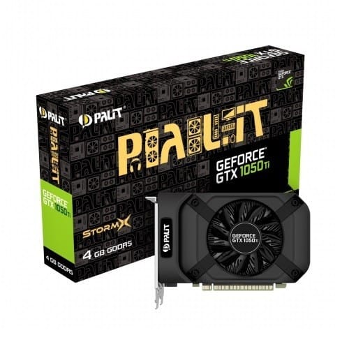PaLiT GeForce GTX 1050 Ti StormX 4GB GDDR-5 Graphics Card