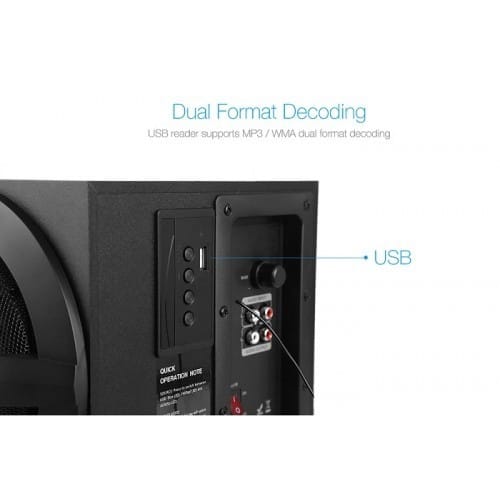 F&D A140X 2:1 Bluetooth Multimedia Speaker