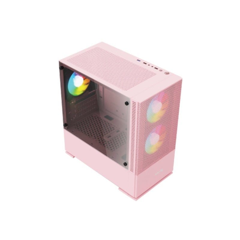 Value-Top VT-B701-P Mini Tower-Micro-ATX White-Gaming Casing (1)