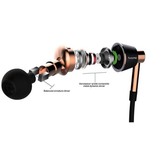 1MORE E1001BT Triple Driver Wireless Bluetooth EarPhones